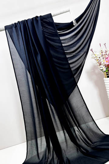 Swiss Voil Plain Shawl SVLS01