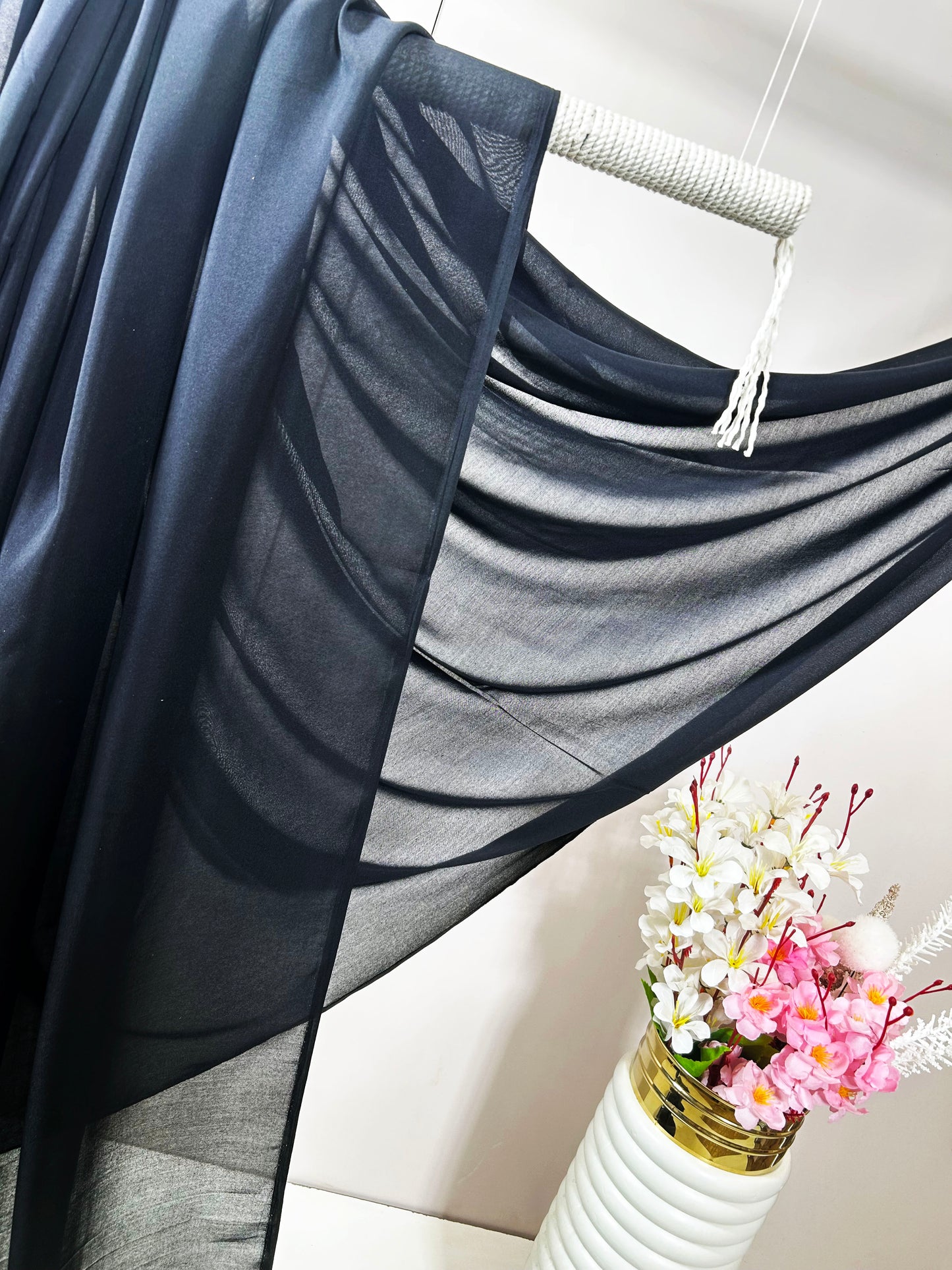 Swiss Voil Plain Shawl SVLS01