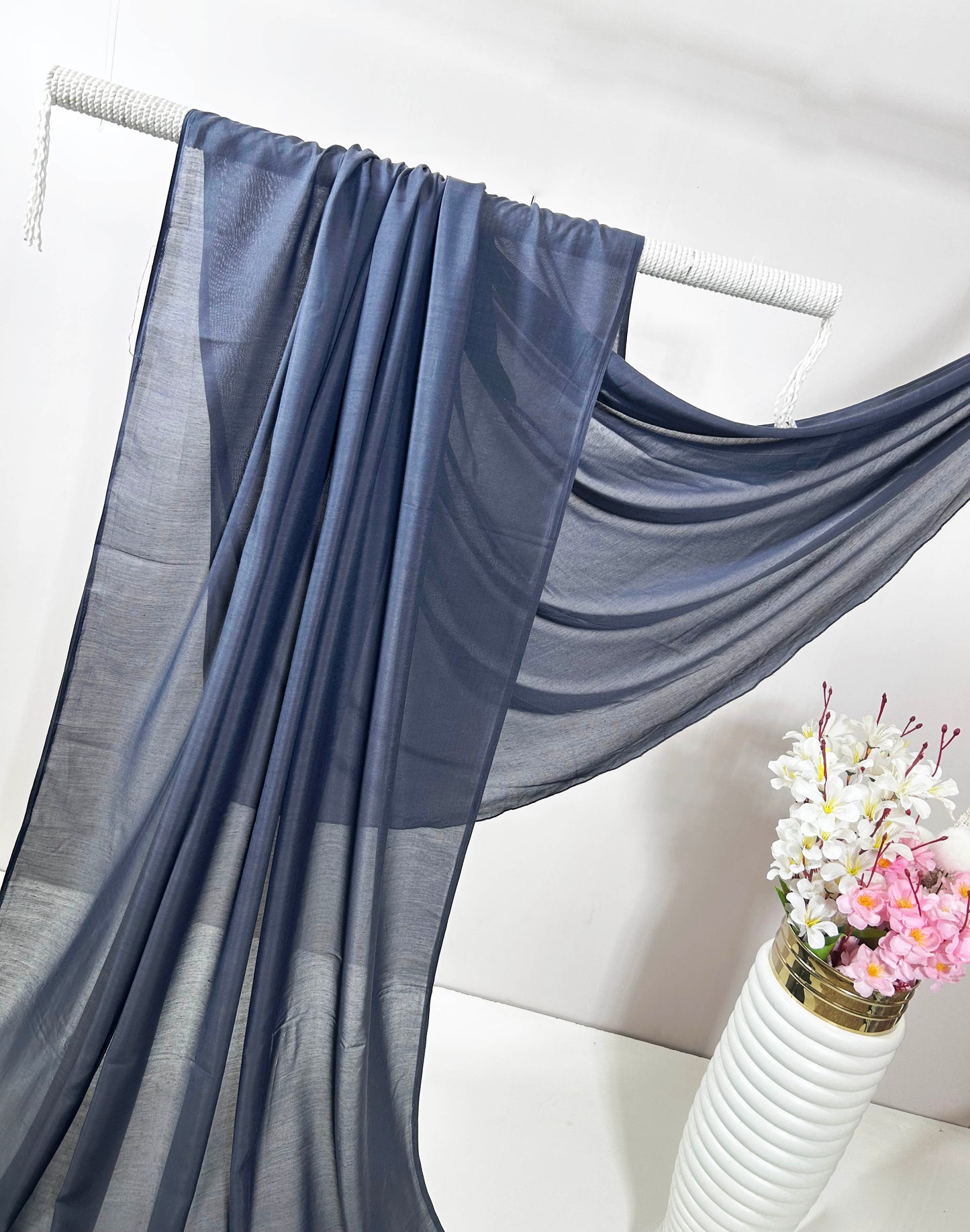 Swiss Voil Plain Shawl SVLS07