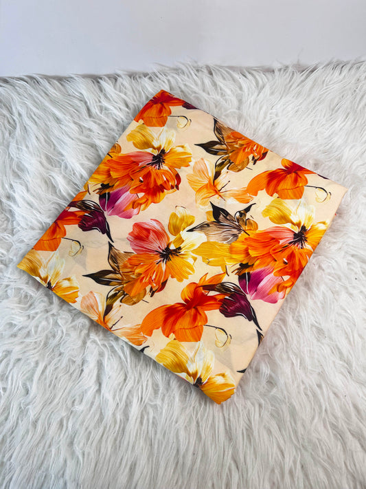 Printed  Linen Shirt piece LESP101