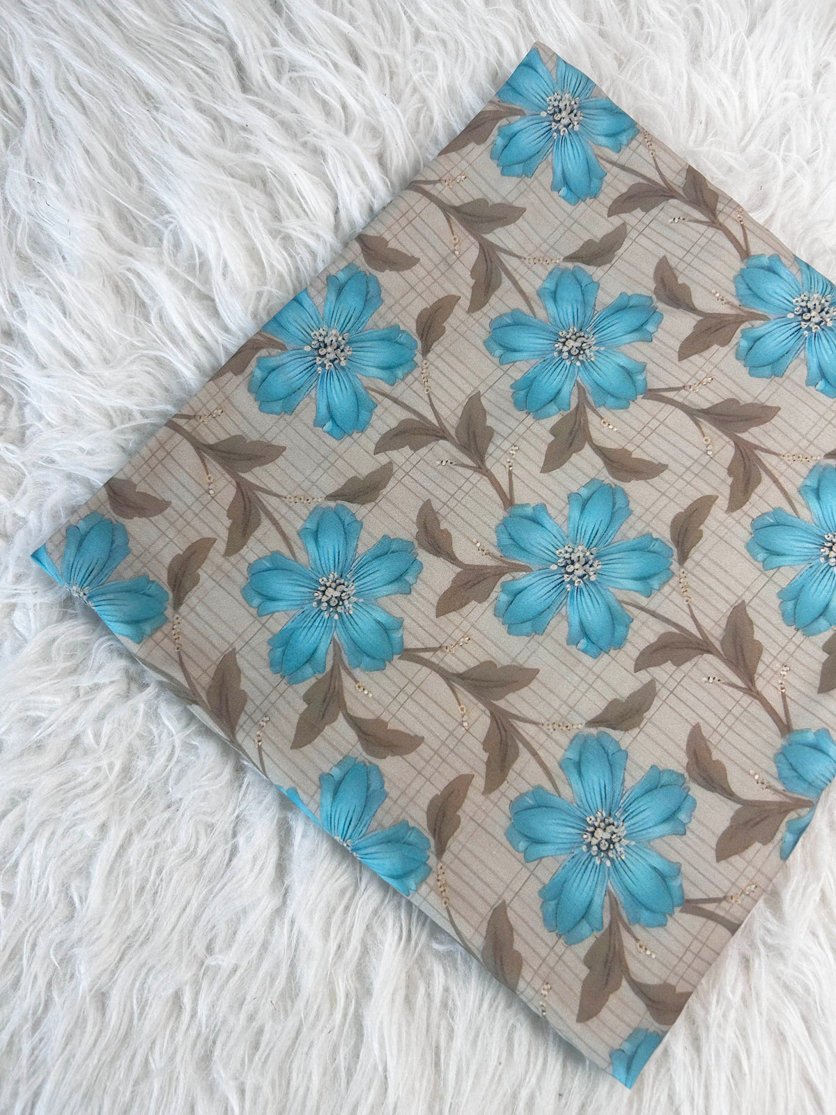 Printed  Linen Shirt piece LESP107
