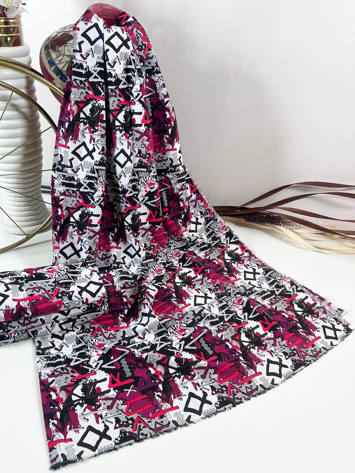 2Piece – Printed Linen LE2P012