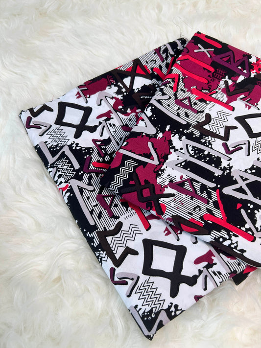 2Piece – Printed Linen LE2P012