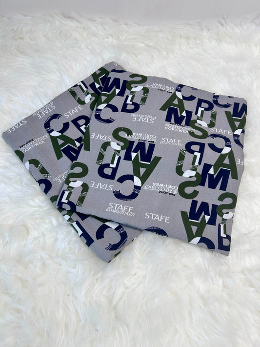 2Piece – Printed Linen LE2P022