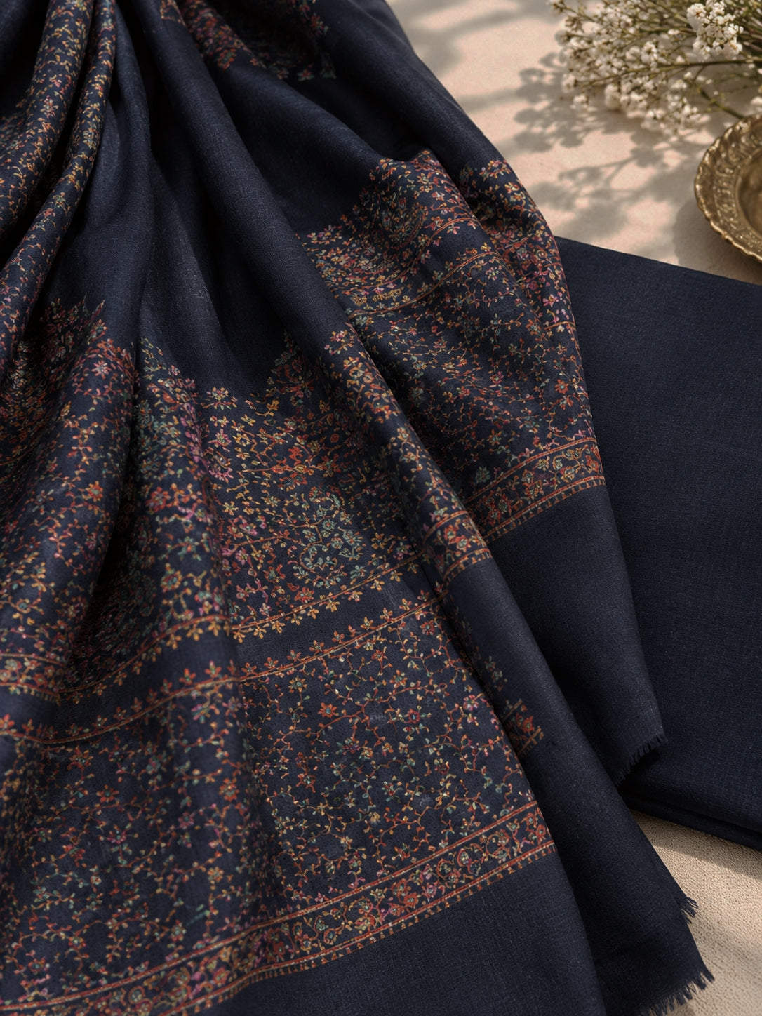 Pashmina With Kacha Tanka Shawl KT004