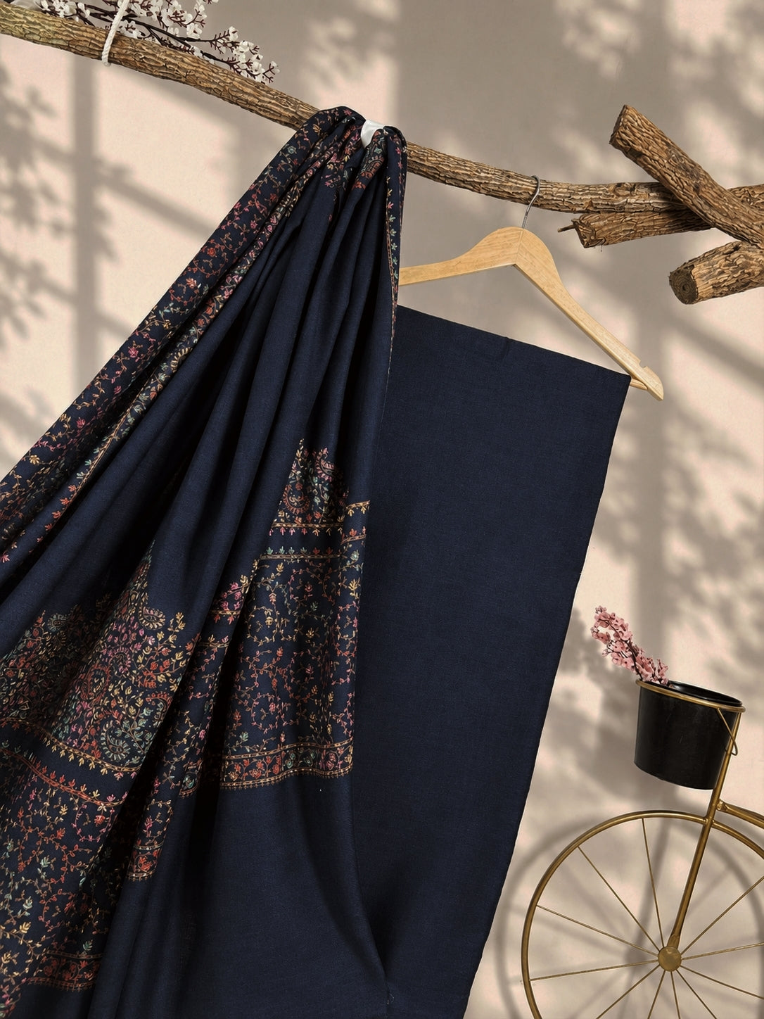 Pashmina With Kacha Tanka Shawl KT004