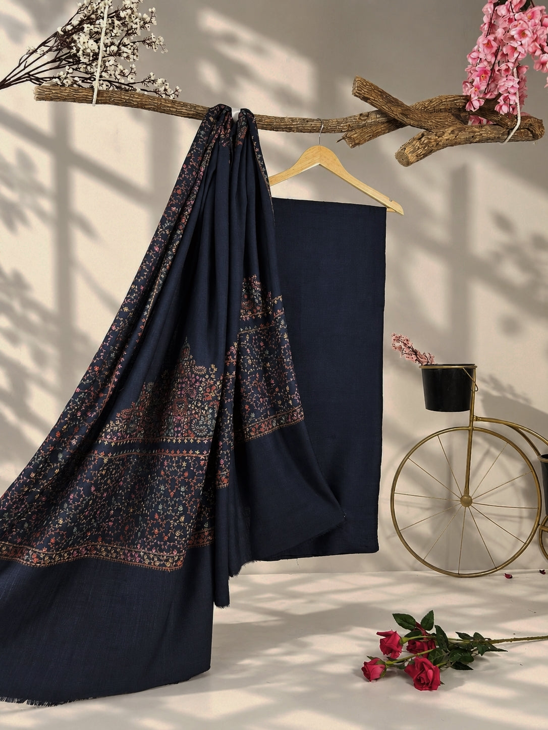 Pashmina With Kacha Tanka Shawl KT004