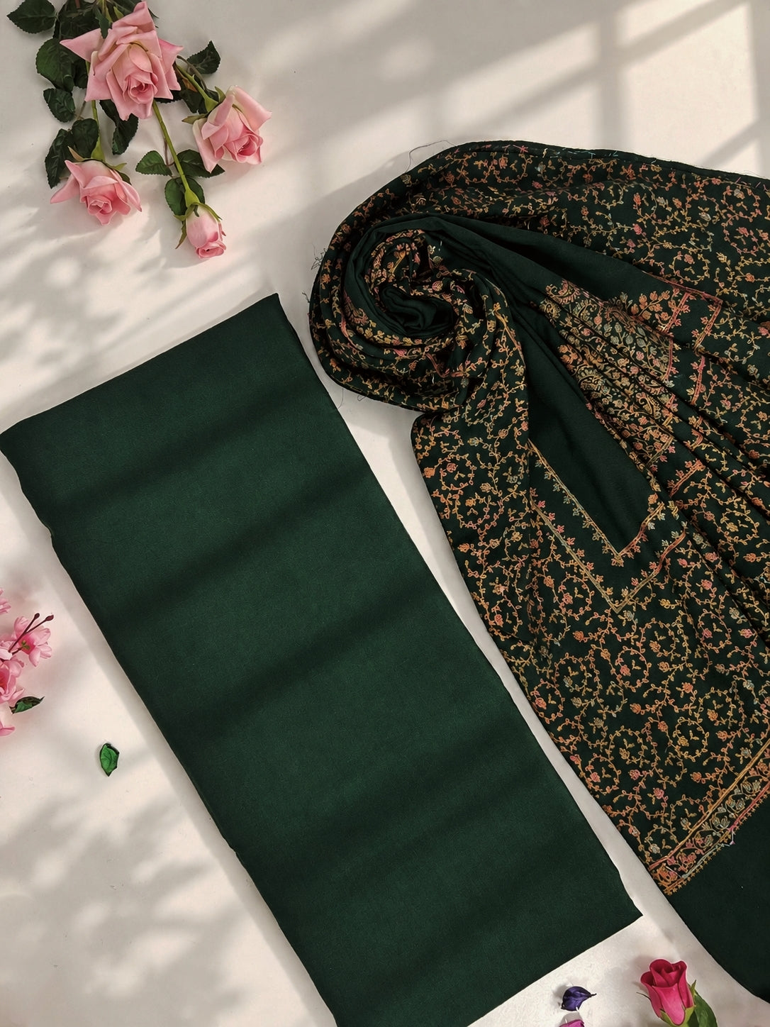 Pashmina With Kacha Tanka Shawl KT003