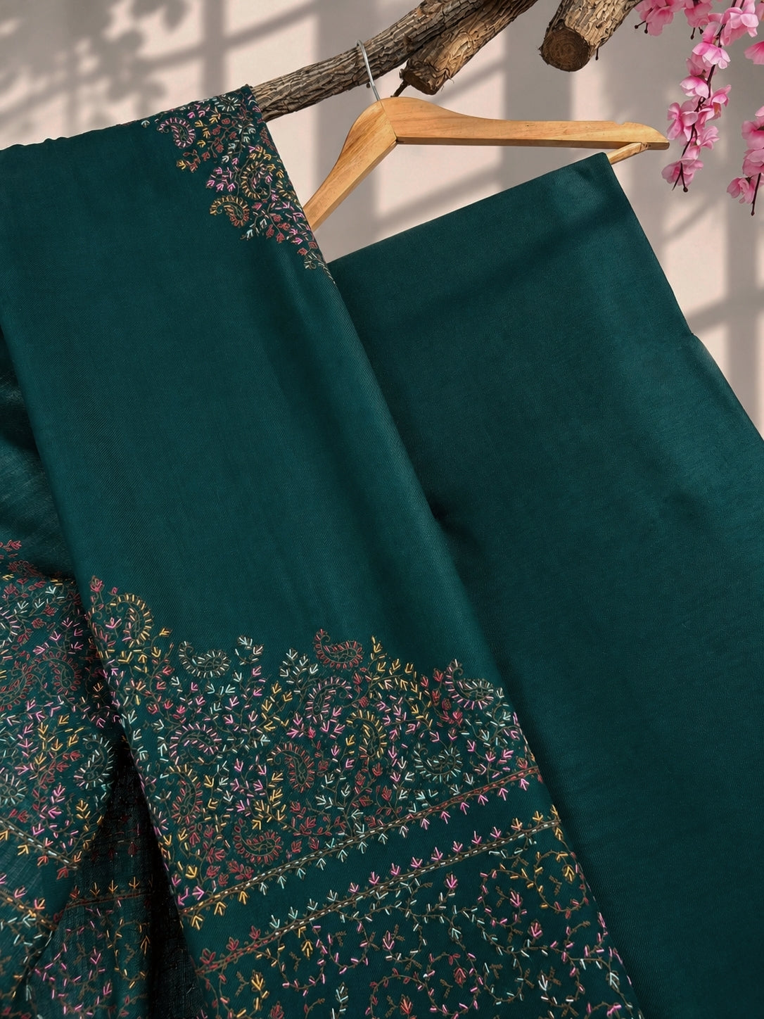 Pashmina With Kacha Tanka Shawl KT002