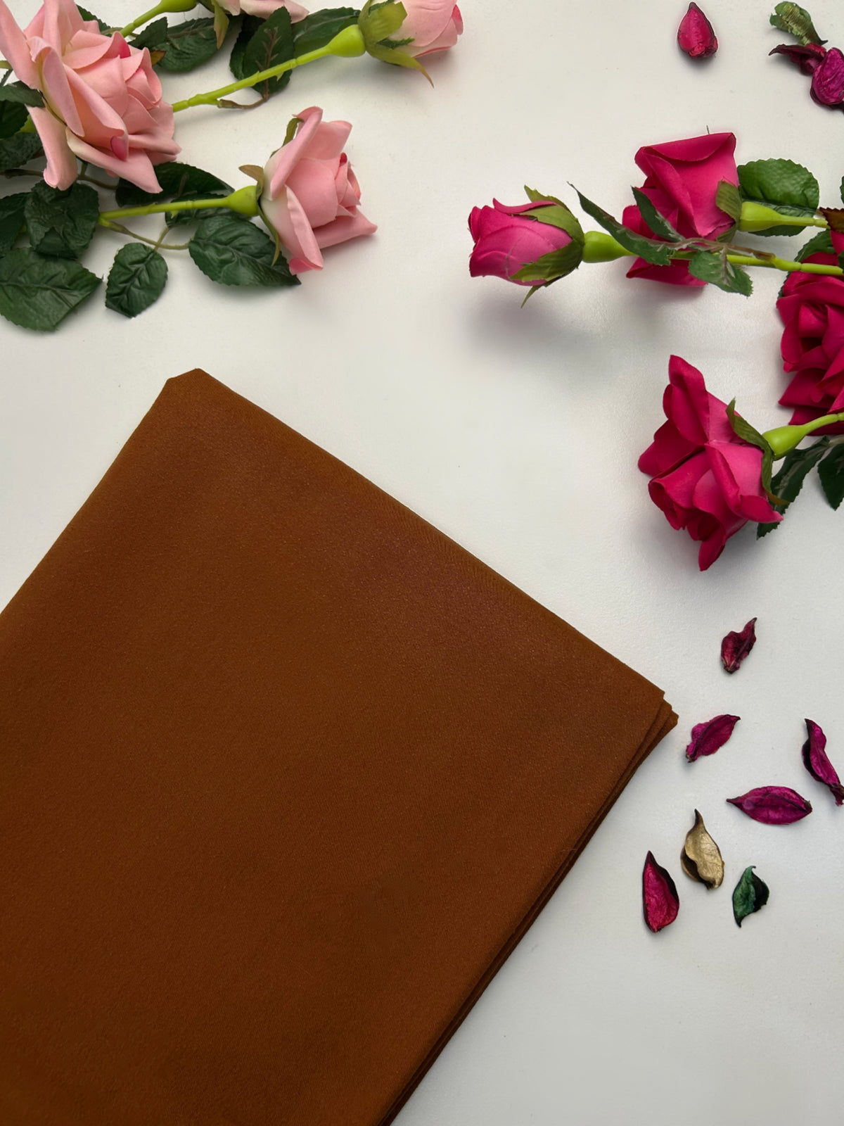 Plain 2 Piece – Rice Karandi  Deep Rust