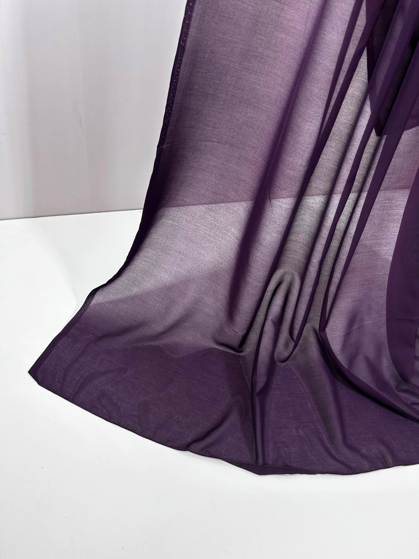 Swiss Voil Plain Shawl SVLS06