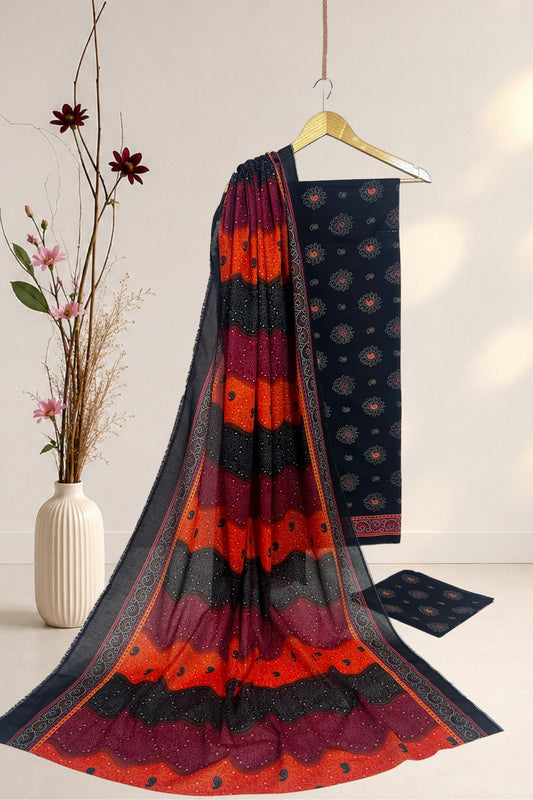 3PC-Lawn Printed Suit 3PLBS03