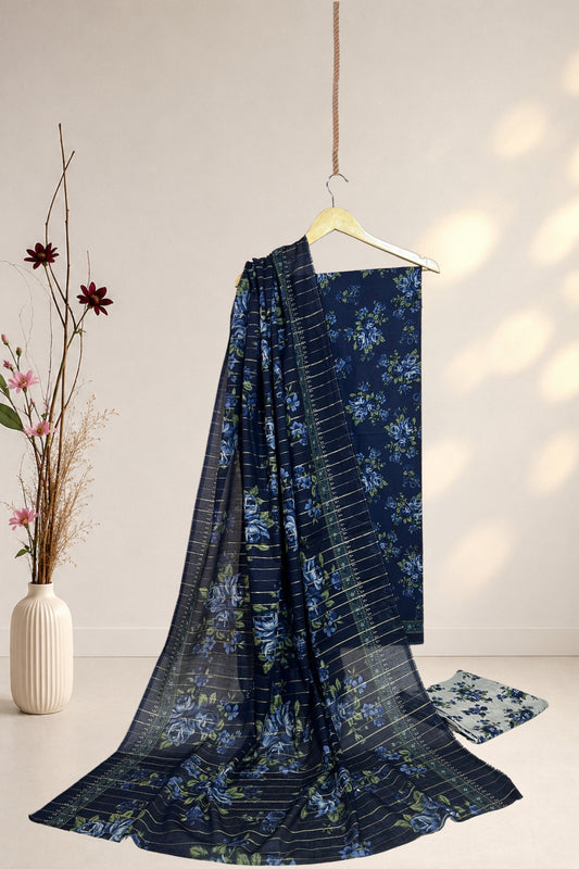 3PC-Lawn Printed Suit 3PLBS02