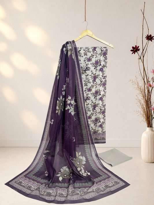3PC-Lawn Printed Suit 3PLBS04